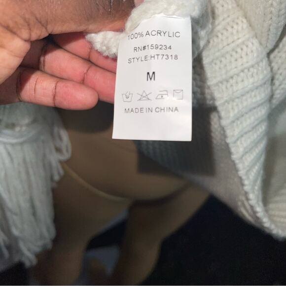 Fashion Nova Fringe Sweater - Picture 10 of 10